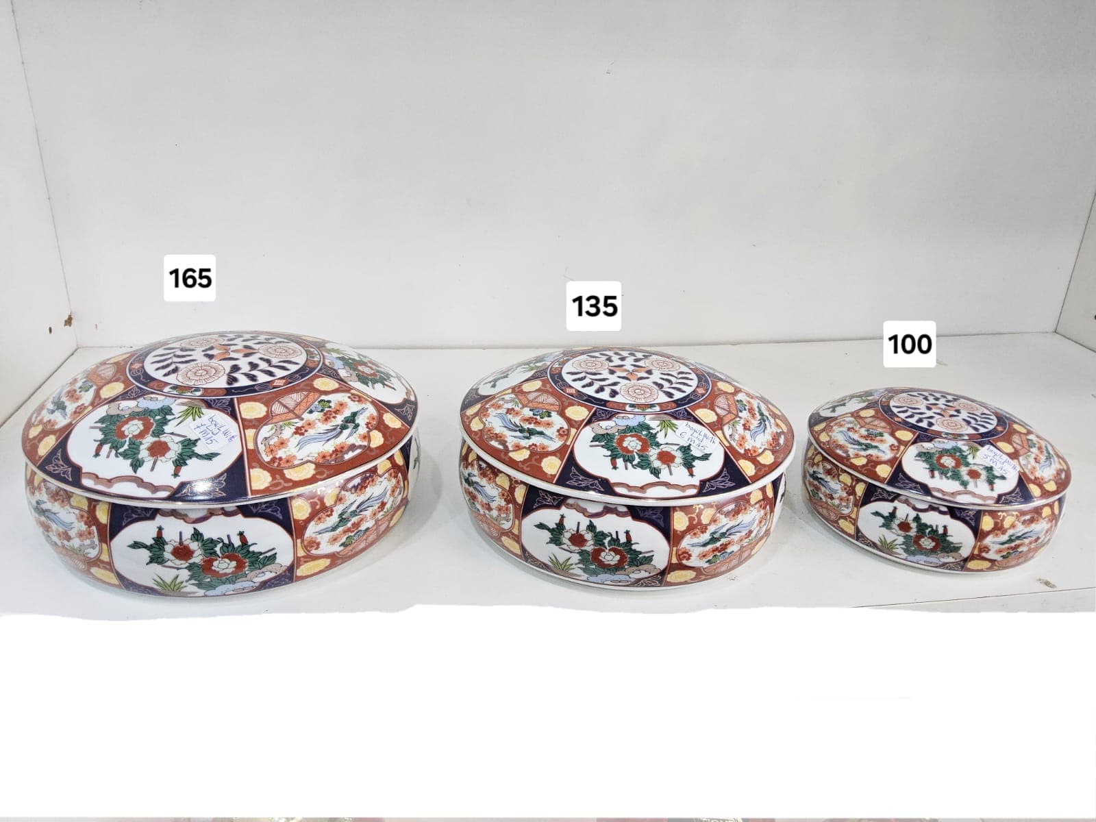 Set Boites Porcelaine Trio